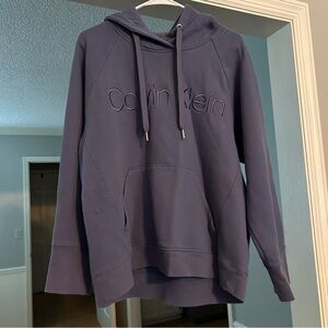 Calvin Klein Women’s Deep Purple Hoodie Sweatshirt Size XL